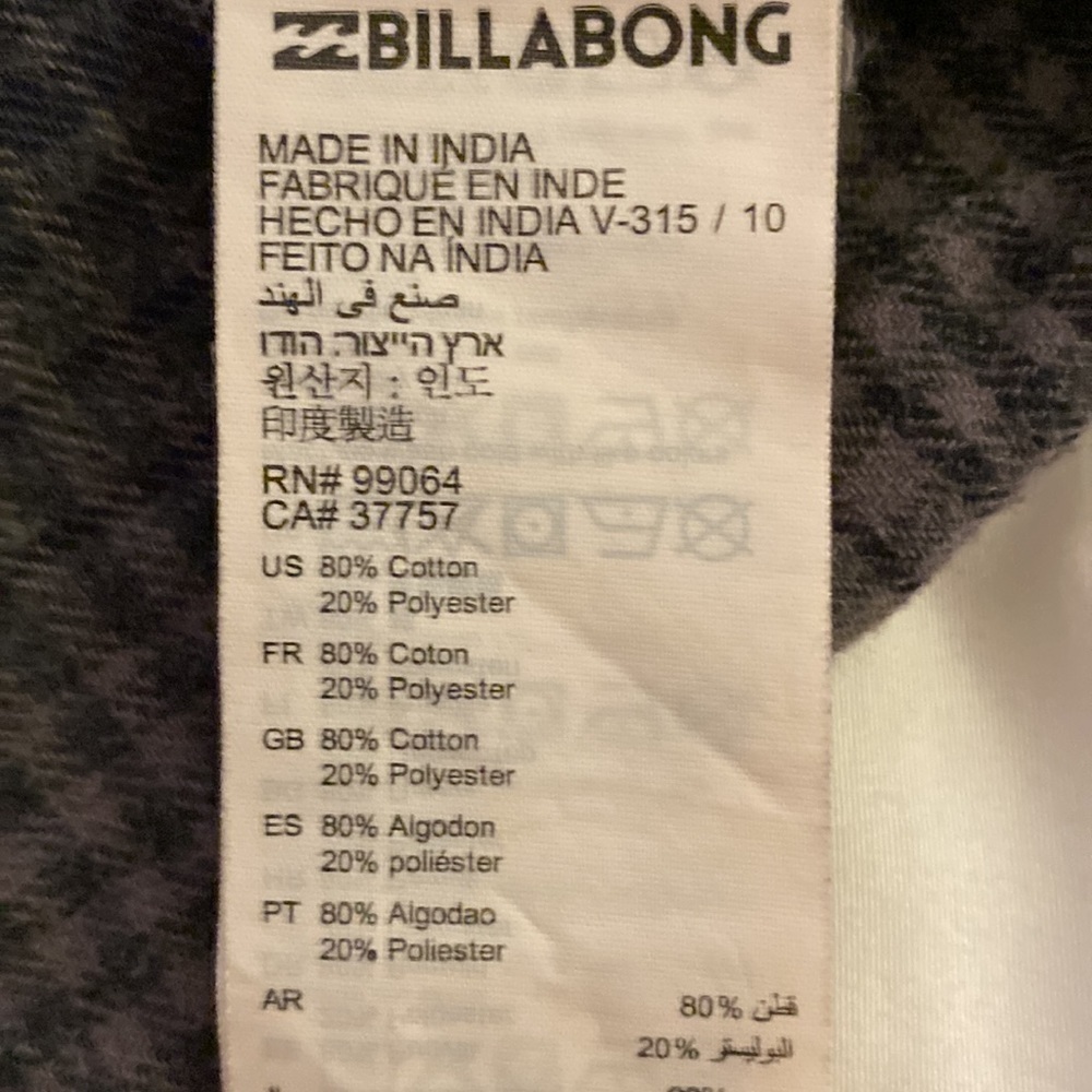 Billabong flannel - Picture 5 of 5